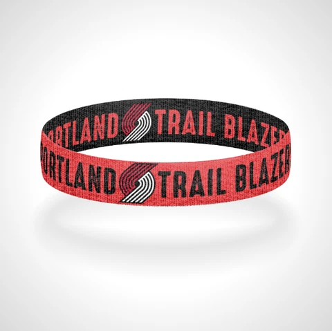 Reversible Portland Trail Blazers Bracelet Wristband Rip City Cover