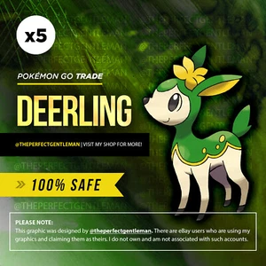 x5 Deerling Summer Form Pokemon #585 GO Gen 5 Unova - Picture 1 of 4