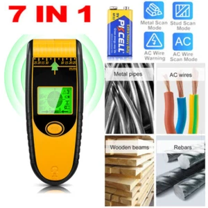 7 in 1 Wall Scanner Finder Cable Detector Electricity Wood Metal Locator UK - Picture 1 of 10