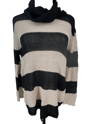 Suéter Paola Buendia de madera para mujer pequeño/mediano negro marfil - aire acondicionado Foto 1 de 4