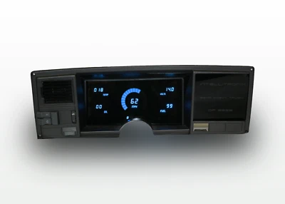 Panel de tablero digital para camioneta Chevy 1988-1991 medidores LED azules hechos en EE. UU. Foto 1 de 4