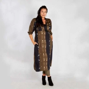 ZOEY Kleid Kimberly 54 56 (XL) grün schwarz 3/4 Arm - Bild 1 von 4