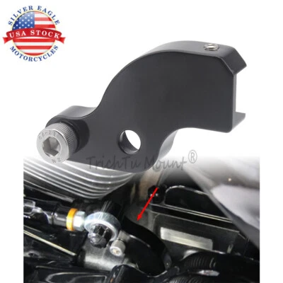 Soporte de asistencia neutro de cambio de marchas negro para Harley M8 Touring Bagger Softail CVO Foto 1 de 4