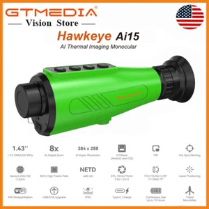 AI 384*288 Thermal Imager Monocular Night Vision Goggles Thermal Infrared Camera - Picture 1 of 24