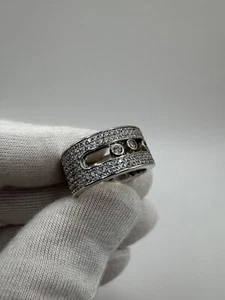 Ukraine Sterling Silver 925 Elegant Women's Ring 9.11g Excellence 7.25 size - Picture 1 of 12