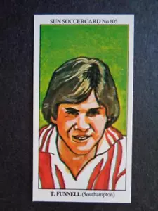 The Sun Soccercards 1978-79 - Anthony Funnell - Southampton #805 - Picture 1 of 2