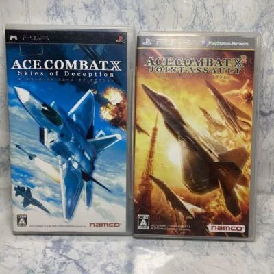 Ace Combat X Skies of Deception & X2 Joint Assault Sony Playstation Portable PSP - Image 1 of 4