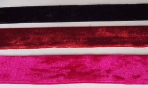 Coloured Plain Indian Sari Border Lace Ribbon Trim Ethnic Craft 1 Yard - Picture 1 of 4
