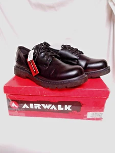 AIRWALK MEN'S BLACK LACE UP ROUND TOE CASUAL/DRESS OXFORD SHOES SIZE 11 (NEW) - Picture 1 of 6