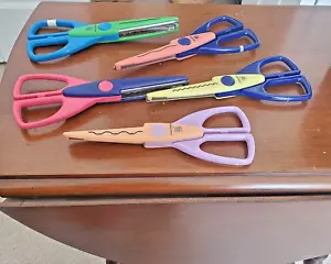 Set of 5 Paper Shapers Craft Scissors - Picture 1 of 2