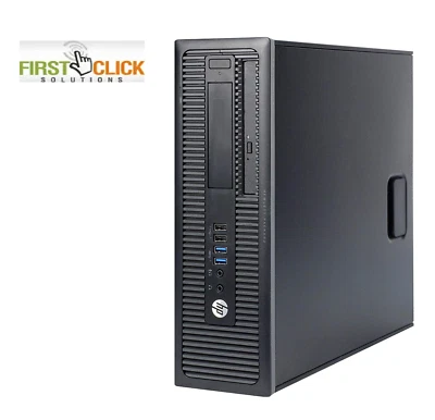 Fast WINDOWS 11 HP Elite 800 G1 SFF Desktop PC AMD A4-7300 3.80GHz 8GB RAM 1TB - Image 1 of 4
