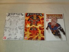 ETERNALS 1 ROMITA JR VARIANT + SKETCH VARIANT & ETERNALS 1 RRP VARIANT 2008