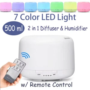 Ultrasonic Aromatherapy Fragrant Oil Humidifier Vaporizer,Auto-Off Safety Switch - Picture 1 of 14