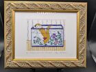 Jan Havens - Cat-I Think I'm In Trouble- Cat in Fish Tank Framed Signed 280/300