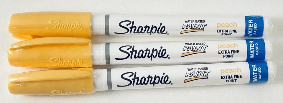 3 Each, Peach Sharpie Water Based Paint Marker Extra Fine Point - Image 1 of 1