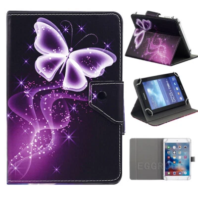 Capa de couro ajustável universal para tablet Barnes & Noble NOOK HD+ 7" 9" - Imagem 1 de 4