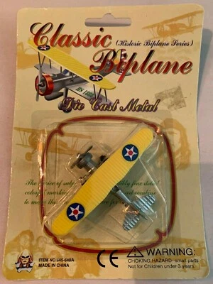 Classic Biplane Series Die Cast - Image 1 of 2