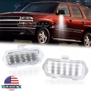 2x Side Mirror Puddle Lights For 03-06 Escalade Silverado Suburban Tahoe Sierra - Bild 1 von 13