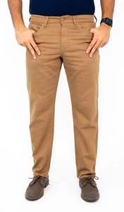 Men's Jeans Style Travel Cotton Stretch  Super comfy pant - Picture 1 of 9