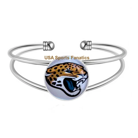 NFL - Jacksonville Jaguars Team Logo Adjustable Bangle Bracelet Cover