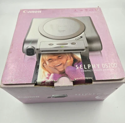 Canon Selphy DS700 Compact Photo Printer Color Inkjet USB Unused COMPLETE - Image 1 of 4