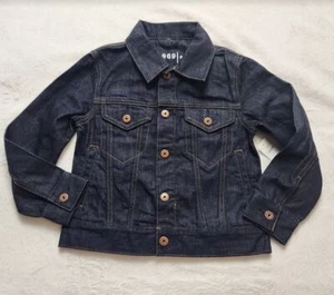 New boys S L XXL Gap Kids dark denim 1969 jean denim jacket - Picture 1 of 9
