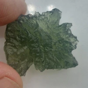 Besednice Moldavite 4.1gr/20.5ct Jezkovna with Certificate of Authenticity - Picture 1 of 4