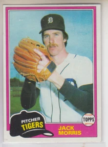 1981 Topps #572: Jack Morris - Picture 1 of 1