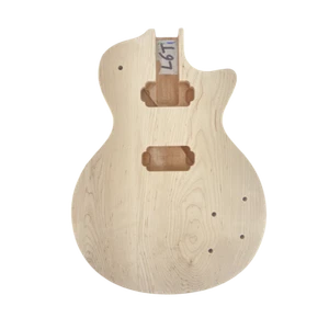 DIY Electric Guitar Body Replacement LP Style Set In Mahogany Maple Glue BINDIN - Picture 1 of 19
