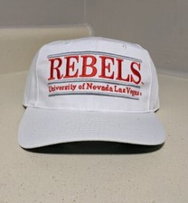 Vintage UNLV Runnin Rebels Snapback Hat Cap The Game Barline Las Vegas 1990s