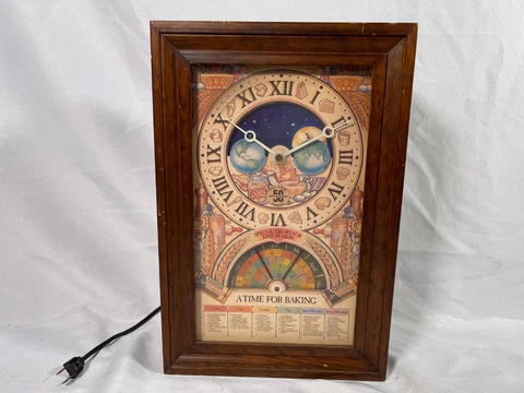 Nestle "A Time for Baking" Clock Toll House Cookies 50th Anniversary 1979 WORKS! Cover