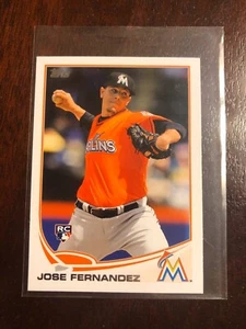 2013 Topps Jose Fernandez 589 Baseball Card - Picture 1 of 2