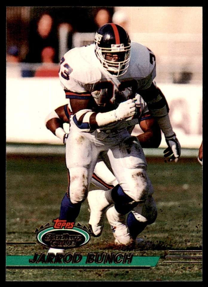 1993 STADIUM CLUB JARROD BUNCH NEW YORK GIANTS #182 - Image 1 of 2