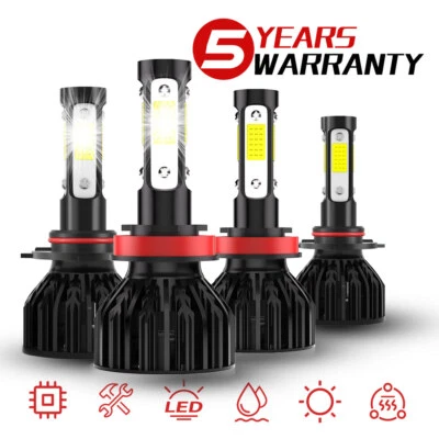 Para Honda Accord 2008-2018 - 4X 6000K Faros LED + Kit Bombillas Luces Altas/Bajas Foto 1 de 4