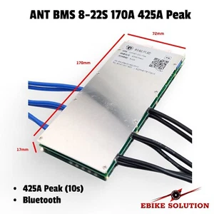 ANT BMS 8S-22S 100A 275A 425A 575A SMART BLUETOOTH LITHIUM BMS Battery Li-Ion - Picture 1 of 8