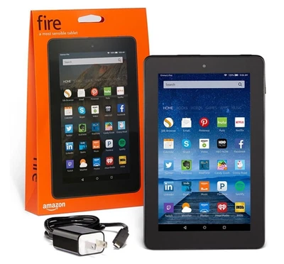 Amazon Fire tablet (5th Generation) NIB - Sealed, 8GB, Wi-Fi, 7” Display Black - Image 1 of 4