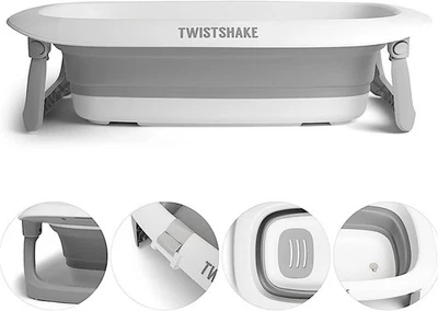 Twistshake Faltbare & Rutschfeste Baby Badewanne | Ergonomisch Zusammenklappbar und Sicher - Bild 1 von 4