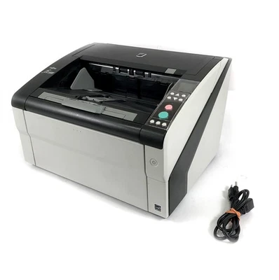 Fujitsu Fi-6800 Duplex High-Volume Scanner w/ Power Cable - See Desc - Image 1 of 4