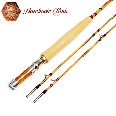 Jim Payne  6'6" ~ 3 wt / Handmade Flame Bamboo Fly Rod / Fly Fishing Rods - Image 1 of 4