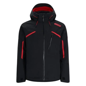 Spyder Leader Men's Winter Jacket, Black, Large - Picture 1 of 4