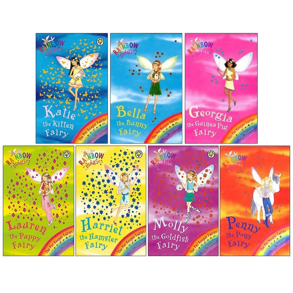 Rainbow Magic Pet Keeper Fairies Collection 7 Books Set (Katie the Kitten, B... - Image 1 of 1