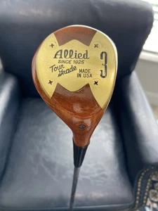 Allied Tour Grade Persimmon 3 Holz Made In USA Neu Lamkin Grip - Bild 1 von 24