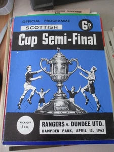 1963 Scottish Cup Semi Final Rangers v Dundee United 13.4.1963 @ Hampden Park - Picture 1 of 1