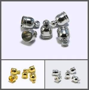 INWARIA Endkappen f. Bänder 5/6/6,5/8/8,5 mm Endteile mit Öse Endhülsen, S141 - Bild 1 von 8
