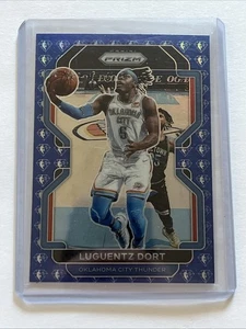 2020-21 Prizm Luguentz Dort 75th Anniversary Prizm SP Color Match Thunder No.114 - Picture 1 of 2