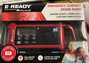 Midland ER210 NOAA Emergency Crank Weather Radio w/SOS Emergency Flashlight NEW - Picture 1 of 7