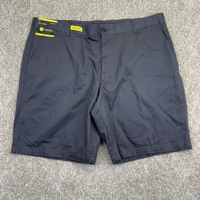 NEW Claiborne Chino Shorts Mens Size 42 Gray Comfort Waist Flat Front - Image 1 of 4