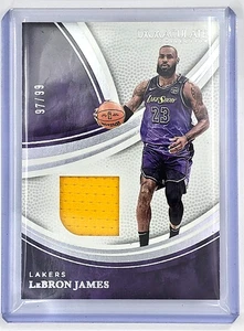 2024-25 Immaculate LeBron James Standard Patch Yellow 97/99 Lakers - Bild 1 von 2