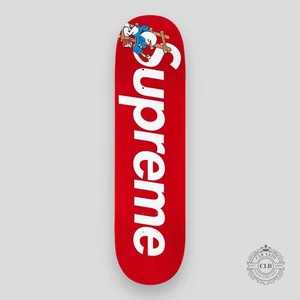 SUPREME SMURFS TABLA DE SKATE - ROJO - Imagen 1 de 1