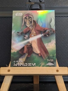 2025 Topps Chrome Star Wars #AV-177 Tera Sinube Aurebesh Variation #74/99 - Picture 1 of 3